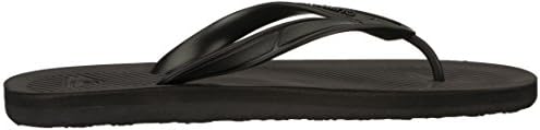 Quiksilver Men's Haleiwa Flip-Flops ,Solid Black ,10 M US | Image 5