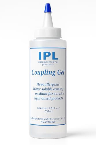 Coupling and Cooling Gel Use with IPL Hair Removal Device and Beauty Facial Machine for Women or Men in Face and Body 250ML