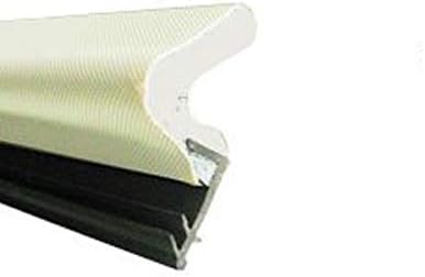 Door Weatherstrip, Kerf-Mounted, Foam Style, 82", White