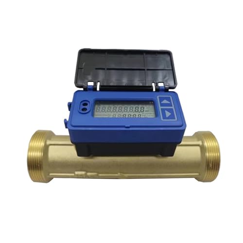 Contador de agua con entrada de latón. Medidor de agua, medidor de flujo, temporizador inalámbrico, medidor de agua remoto inteligente cuantitativo for riego agrícola(DN40mm)