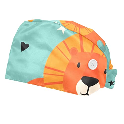 Chapeaux de Travail Les Lions pour Hommes et Femmes - Lot de 2 Casquettes Unisexes