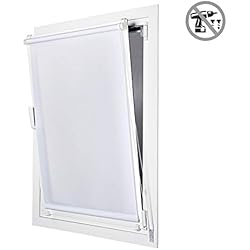 STORESDECO Estor Enrollable traslúcido EasyFix, fácil instalación sin taladrar, Ideal para Ventanas abatibles (75 cm x 180 cm, Blanco)