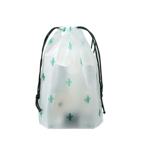 10 pezzi Borsa portaoggetti da viaggio portatile con coulisse per biancheria intima vestiti organizer antipolvere valigia custodia per trucco copriscarpe