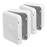Installation facile : le boîtier de jonction pour caméra de sécurité est doté d'un système de montage intuitif, simplifiant l'installation du boîtier de gestion des câbles et garantissant un déploiement rapide et pratique de la caméra dôme, du boîtier de rangement des câbles et du petit organiseur de câbles