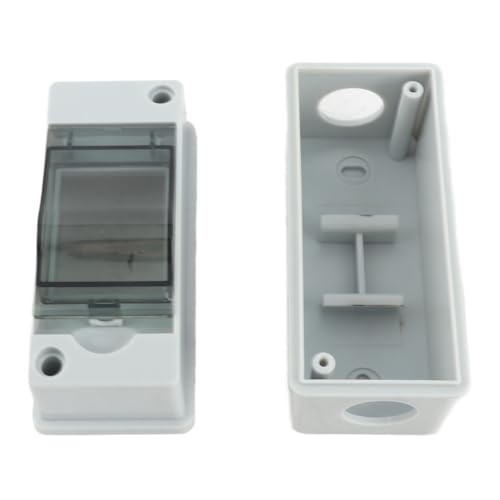 Generic Cuadro de Protección de Distribución, Caja de Unión Electrónica Corrosión Resistente a la Corrosión Tamaño Compacto IP66 Impermeable con Cubierta Transparente para Dispositivo de Comunicación