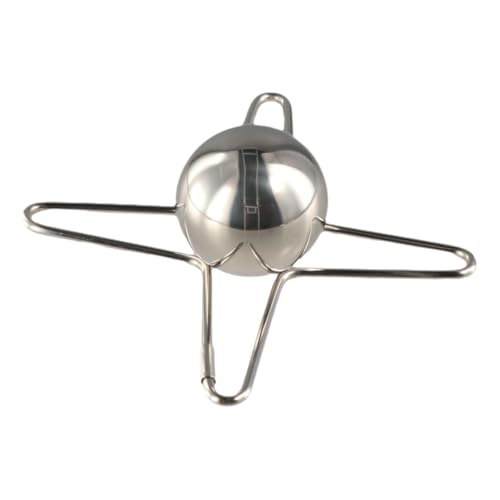 Iced Coffee Chiller,Espresso Chilling Ball,Stainless Steel Ice Hockey Holder,Metal Ice Sphere Chilling,Espresso Cooler Frozen Ball for Coffee