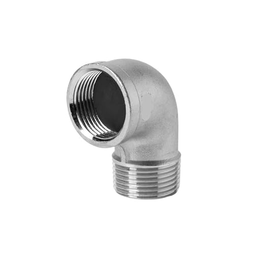 Coude fileté inox 304 femelle mâle 90 degrés adaptateur filetage interne externe G1/2
