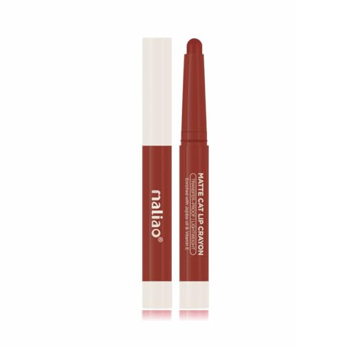 Image of Maliao Matte Cat Lip Crayon: Transfer-Proof & Lightweight (11-ROUGE)