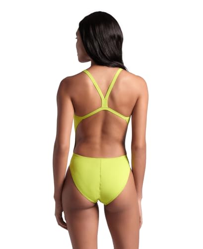 Image of Arena Women's Solid Team Swimsuit Challenge Back MaxLife Open Back Bathing Suit Athletic Swimwear