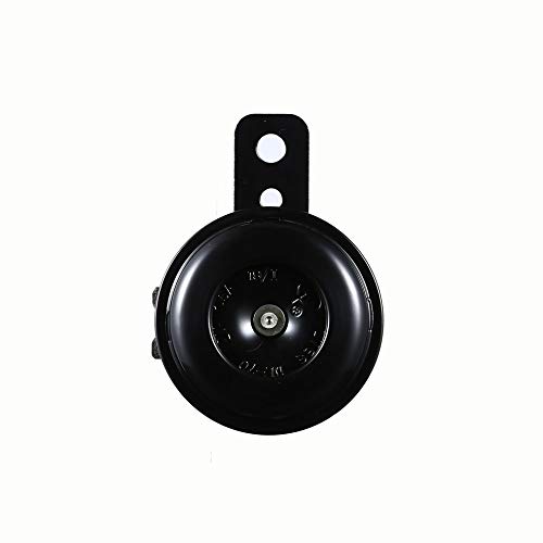 BlackEdragon Universal Motorcycle Electric Horn kit 12V 1.5A 105db Waterproof Round Loud Horn Speakers for Scooter Moped Dirt Bike ATV