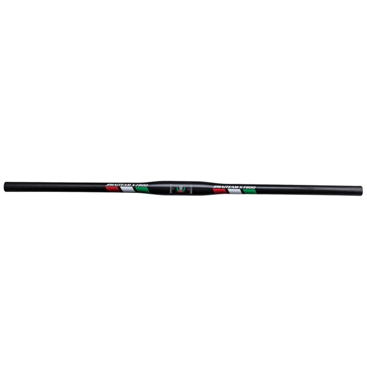 FukkeR Guidon De Cyclisme en Carbone Φ25.4 Bicyclette Plat Bar De 580/600/620/640/660/680/700/720/740/760mm VTT Barre pour Vélo À Pignon Fixe BMX DH XC AM FR (Color : Black, Size : 700mm)