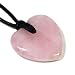 CrystalAge Taurus Birthstone Necklace - Rose Quartz Heart