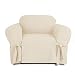 Linen Store Microsuede Slipcover Furniture Protector Cover, Beige, Chair