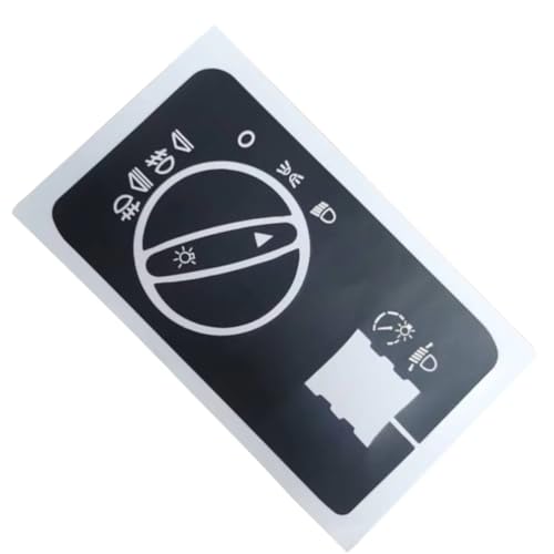 Autocollant noir bouton Audi A3 8L pour rénover le sélecteur de phares usé