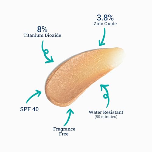 Cotz Face Natural Skin Tone SPF 40, 1.5 Ounce