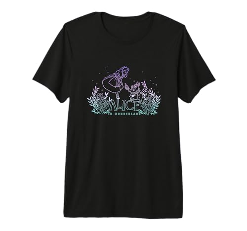 T-shirt Alice au Pays des Merveilles Disney confortable contre les irritations de la peau