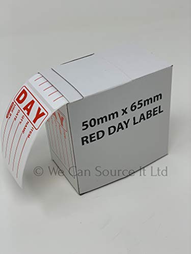 Prepped Product Labels - Roll of 500 (Used to identify discard dates for prepped foods to improve health and safety in the kitchen. When filled in correctly the label will allow quick detection of unsuitable products. Supplied in rolls of 500. Label size: 49 x 75mm)