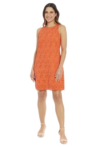 Image of London Times Women's Sleeveless Sheath Casual Dress for Women | Petite to Plus Size Summer Dresses for Women