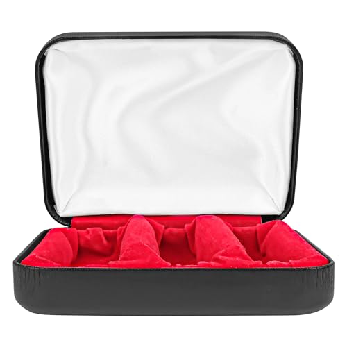 No.3 stamp shop 印鑑ケース 社実印 代表取締役印 代表者印用法人印鑑ケース 法人 個人事業主角印/銀行印 法人用印鑑ケース 高級モミ革印鑑ケース 3本収納可能