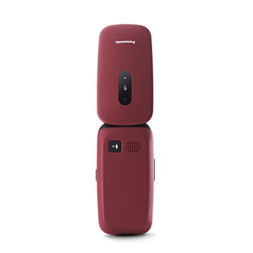 Panasonic-KX-TU446EXB-Telefono-Movil-Para-Personas-Mayores-Resistente-a-Golpes-Camara-Incluye-Auriculares-y-Cargador-Indicador-LED-Granate