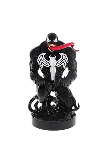 Cableguys Marvel Venom Soporte Mando y Movil - Figuras Soporte para movil y Mando, Compatible con Xbox, PlayStation y la mayoría de mandos estándar, Accesorios Escritorio Gaming | Ya disponible en tu tienda friki favorita! En mundofriki.es!
