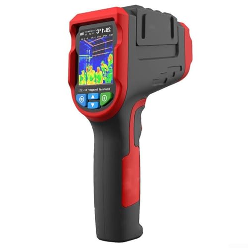 GLFLOW Cámara termográfica térmica NF-521 con 320X240 para resolución IR, -10°C a 400°C, LCD de 2,4 pulgadas, memoria de 8 GB, cámara de imagen térmica