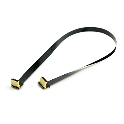 Cablecc CYFPV Cavo piatto HDMI con doppio angolo