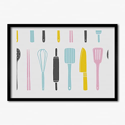 Cadre photo 70x50 cm Tulup pour habiller un mur de cuisine vide avec élégance