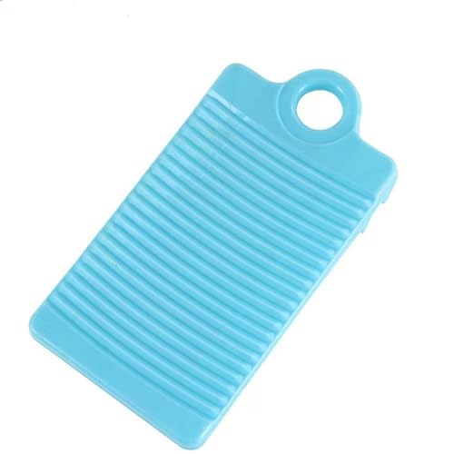Handwaschbrett,Anti Rutsch Waschbrett,Mini Waschbrett aus Kunststoff Handwasch Kleiderwerkzeug,Haushaltskleidungs Reinigungswerkzeug,Mini Waschbrett,Waschbrett für Handwaschbrett Badezimmer(Blau)