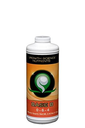 Growth Science Nutrients - Base B (0-6-4) : Base Nutrients (Quart) Growth Science Nutrients - Base B (0-6-4) : Base Nutrients (Quart)