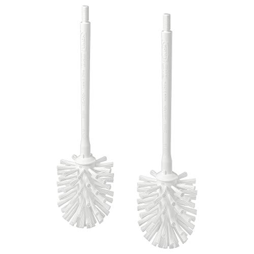 Ikea HEJAREN - Juego de 2 cepillos de recambio para inodoros BALUNGEN,BROGRUND,ENUDDEN,GRUNDTAL,KALKGRUND,SVARTSJÖN y VOXNAN