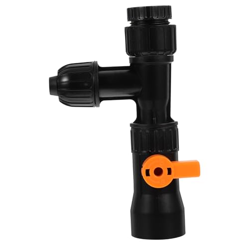 Kisangel 1 セット 水槽水 ャー 池 ネット 水槽の水換えポンプ 噴水 チューブ 水槽の装飾 蛇口 水中 ホルダー 観賞魚水槽クリーナーキット 真空 ホース Black ステンレス鋼