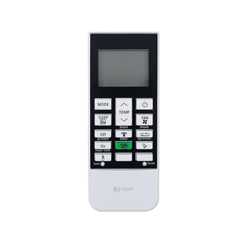 Image of 7SEVEN Compatible with Hitachi AC Remote Control Model 168H Suitable for 1 1.5 2 Ton Split and Window Inverter Air Conditioner - Match Each Key by Key Exactly with Existing AC Remote Function