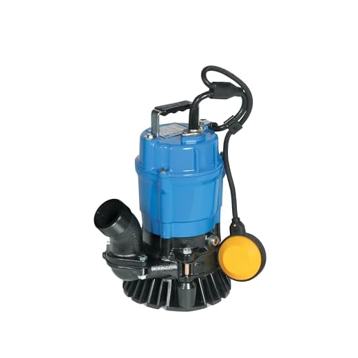 Tsurumi HSZ2.4S-62 Semi-Vortex Pompa sommergibile con Agitatore, 1/2 HP by Tsurumi