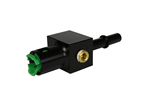 Image of Aeromotive 15121 Quick Connect, 3 /8'' with AN-08 port and 1 /8'' gauge port