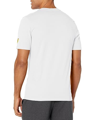 PUMA Men\'s Standard Ferrari Race Graphic Tee 1, White, Small