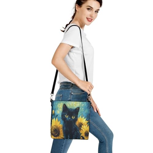 Image of HUGS IDEA Boho Bags for Women Leather Handbag Shoulder Bucket Crossbody Purse