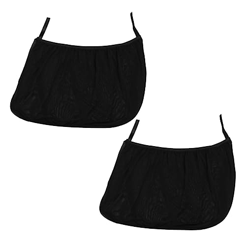 Cabilock 1 Pair Car Window Shades Elastic Design Sun Block Curtain Breathable Mesh Vehicle Sunshade Cars UV Protection Easy to Install Reusable