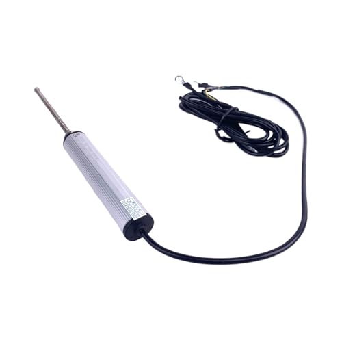 Sensor de desplazamiento lineal miniatura con muelle de retorno y carrera util de 55mm