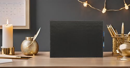 Image of Sukeshcraft Table Planner Calendar 2026 (January 2026 - December 2026) (18.5 inchx13 inchInch.) (2Tone Black)