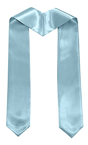 Image of Plain Graduation Stole Sash 60 Inch Unisex Adults Solid