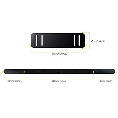 Epessa Hoverboard Seat Attachment Straps with Hoverboard Go Cart Strap Protectors, Hoverboard Go Kart Straps, Adjustable Replacement Straps Compatible with Self Balancing Scooter, Hook and Loop