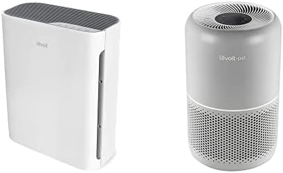 LEVOIT Vital 100 and Core P350 Air Purifiers side-by-side