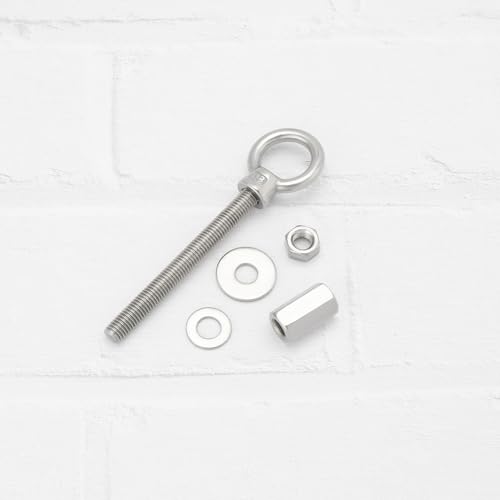 OTOTEC Ringschrauben aus 316er Edelstahl, M8 x 80 mm, Ringschraube mit Muttern, Unterlegscheiben für Hecktürscharniere, kompatibel mit Ducato, kompatibel mit Jumper, 2 Sets