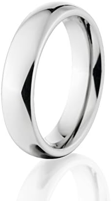 The Jewelry Source Custom 6mm Cobalt Band, USA Made Cobalt Rings, Comfort Fit Ring