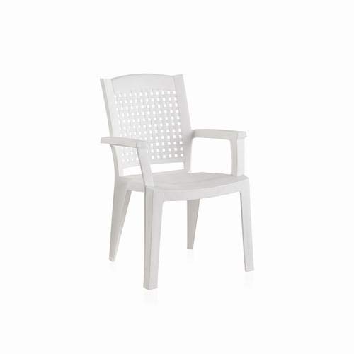 Shaf Pack de 2 sillas de plástico Blanca Metal 87 x 59 x 60 cm