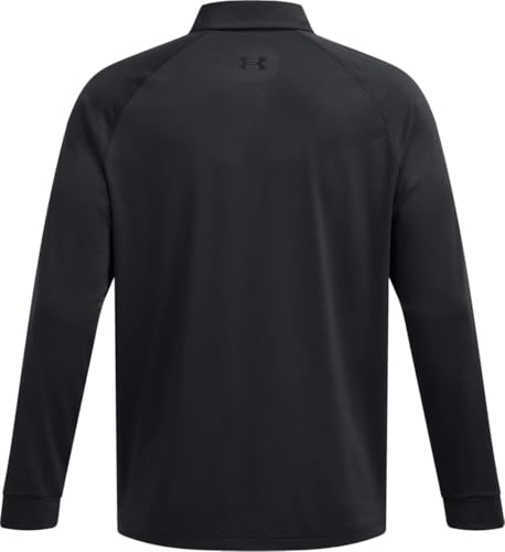 Under Armour 1386713-465-LG Tac Elite LS Polo Dark Navy Blue LG2