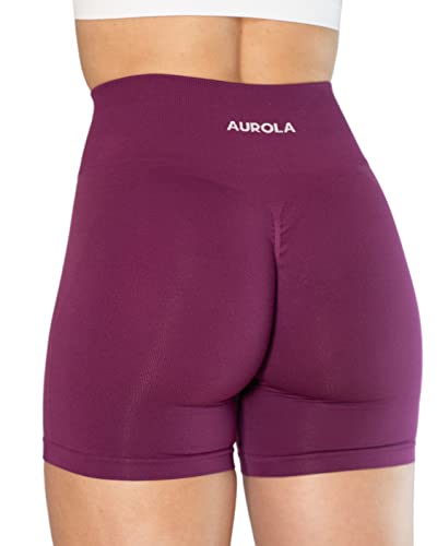 Image of AUROLA Intensify Workout Shorts for Women Seamless Scrunch Short Gym Yoga Running Sport Active Exercise Fitness Shorts