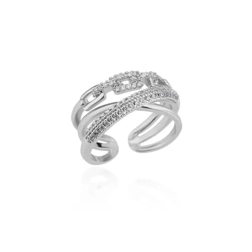 Anneaux ringans bague ajustable pour doigts gonflés bijoux ouverts homme femme