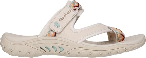 Skechers - Womens Reggae - Day-Dreamers Sneakers, Color Natural/Multi, Size: 9 M US4